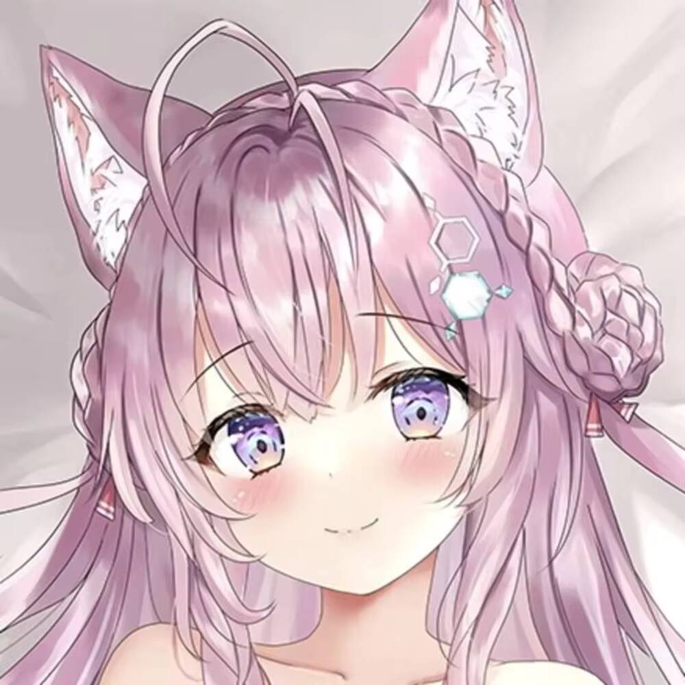 Queen Accessories - اليابانية Hololive كيس وسادة VTuber Hakui
