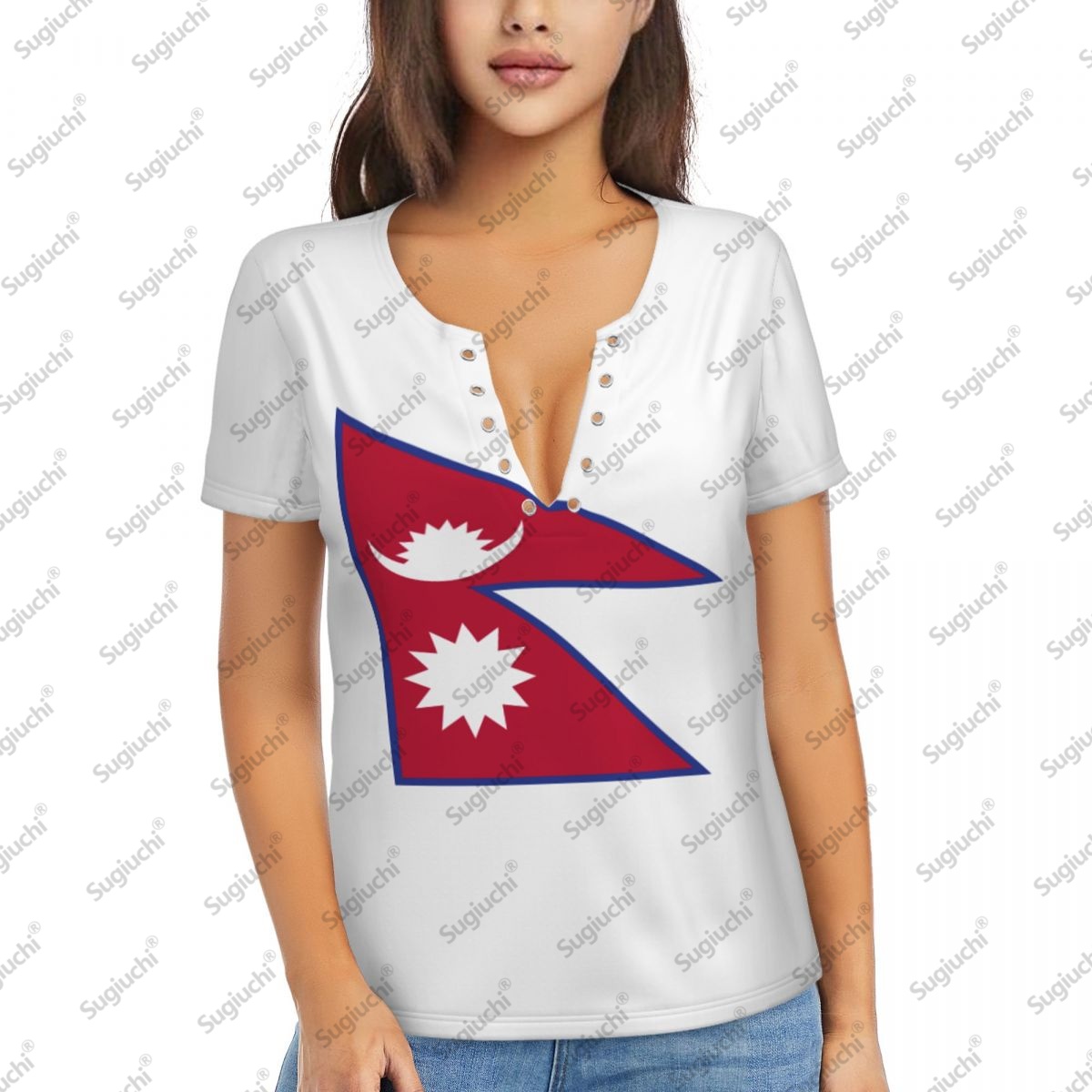 Women Accessories Nepal - 2025 علم نيبال مثير العميق الخامس