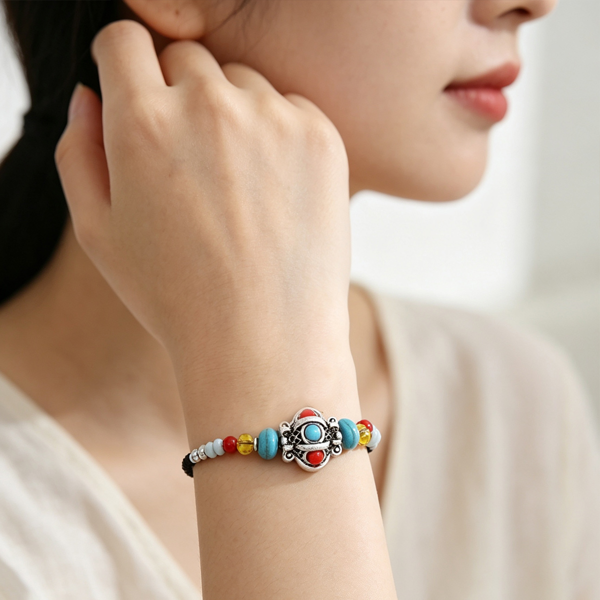 Women Accessories Nepal - سوار تبتي مصنوع يدويًا من الحبال