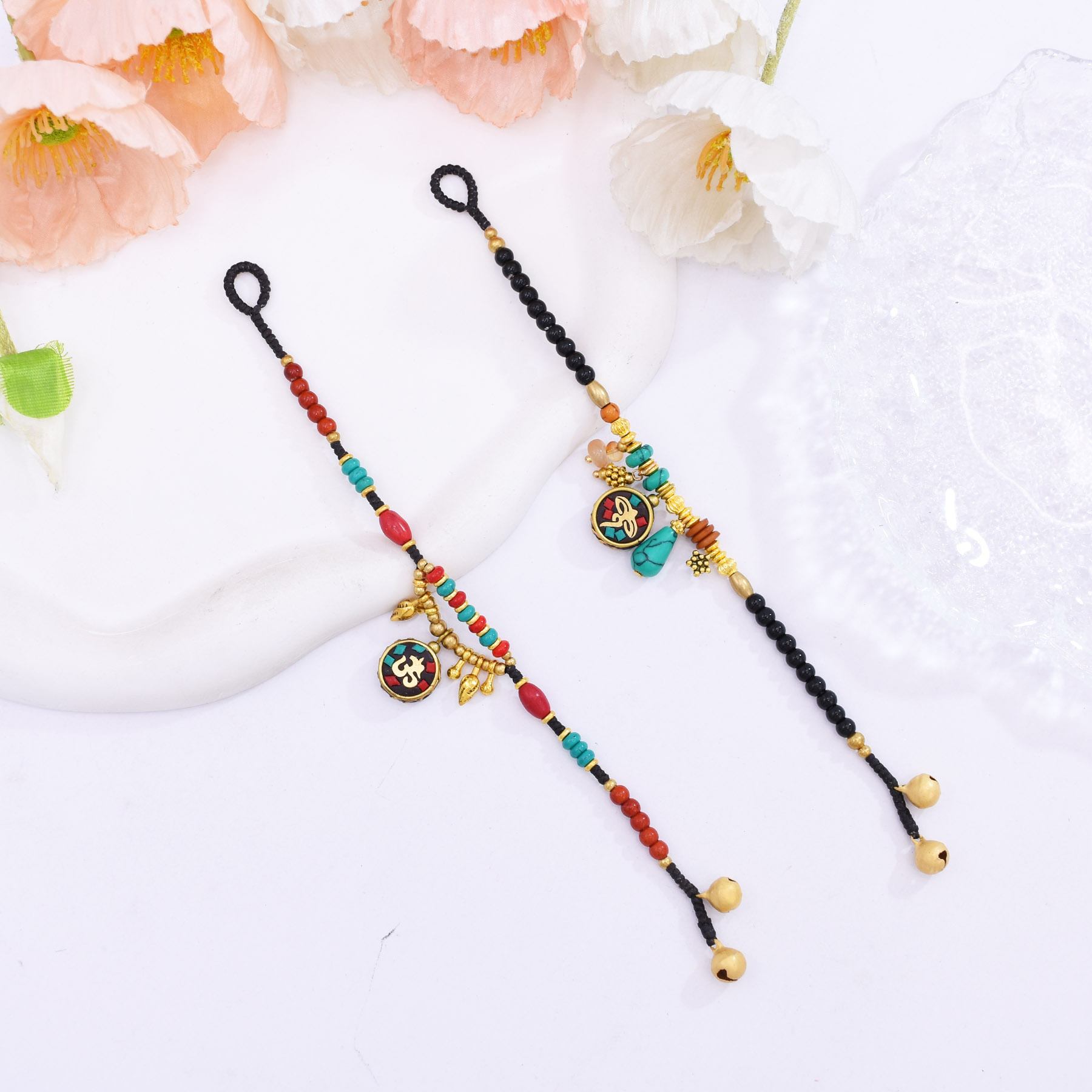 Women Accessories Nepal - سوار بوهيمي تبتي عتيق للنساء، سوار
