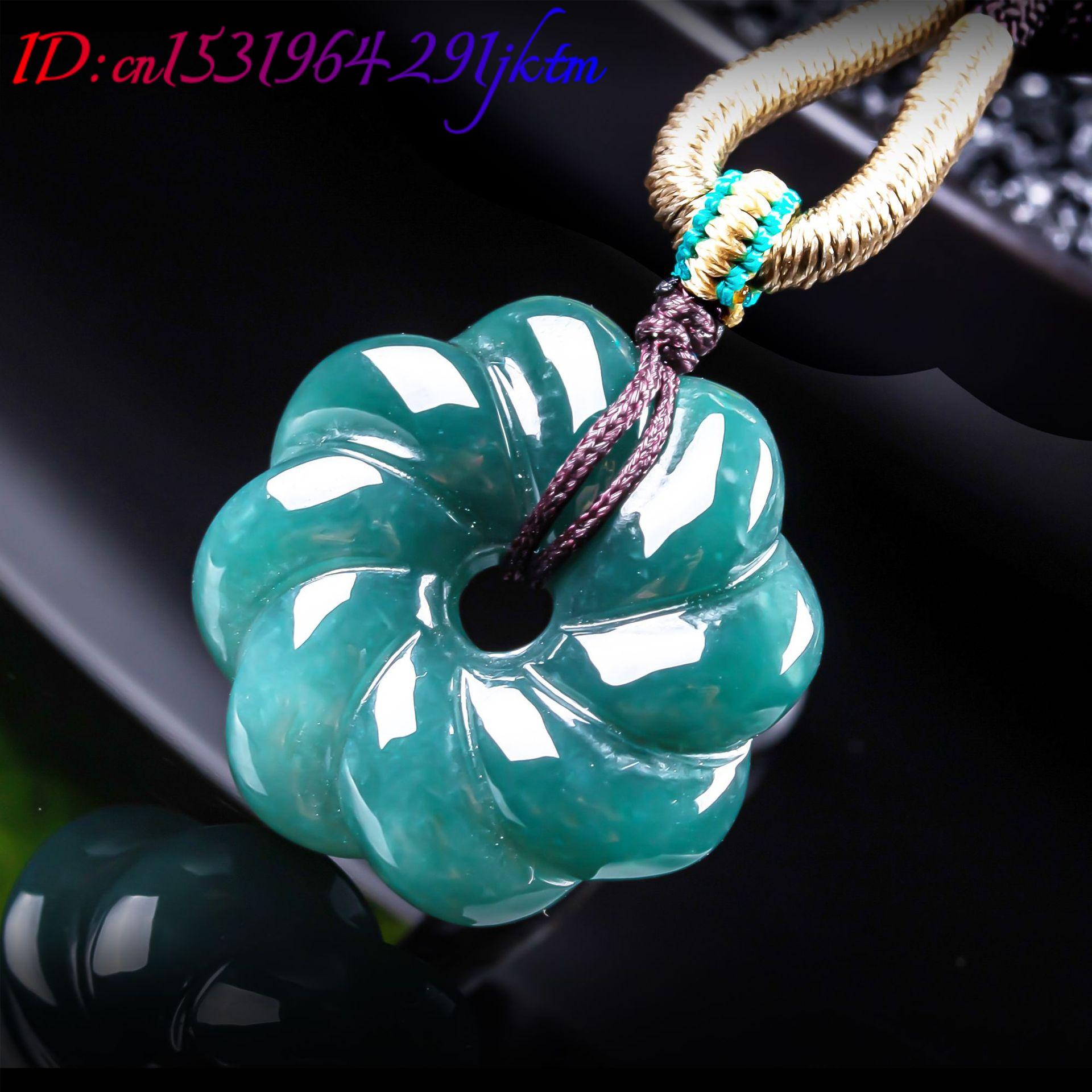 قلادة زهرة من اليشم البورمي ال - مراجعة Women Accessories For Gift وسعره