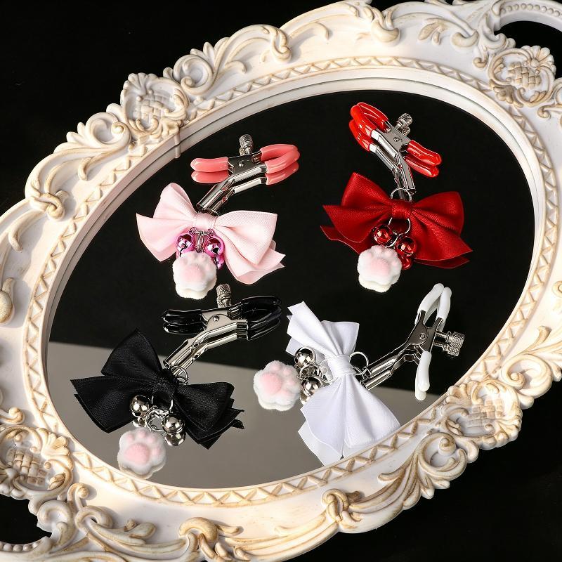 مشابك حلمات محمولة مزينة بعقدة - مراجعة Women Accessories Combo وسعره