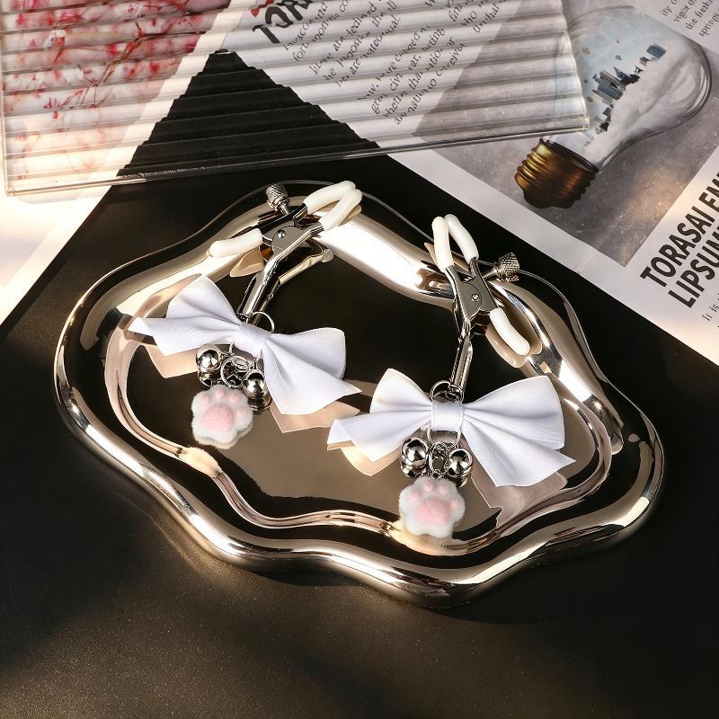 مشابك حلمات محمولة مزينة بعقدة - مراجعة Women Accessories Combo وسعره