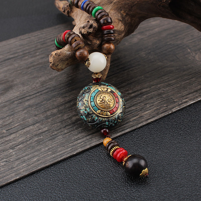 نيبال قلادة سترة سلسلة خشبية ب - مراجعة Women Accessories Nepal وسعره