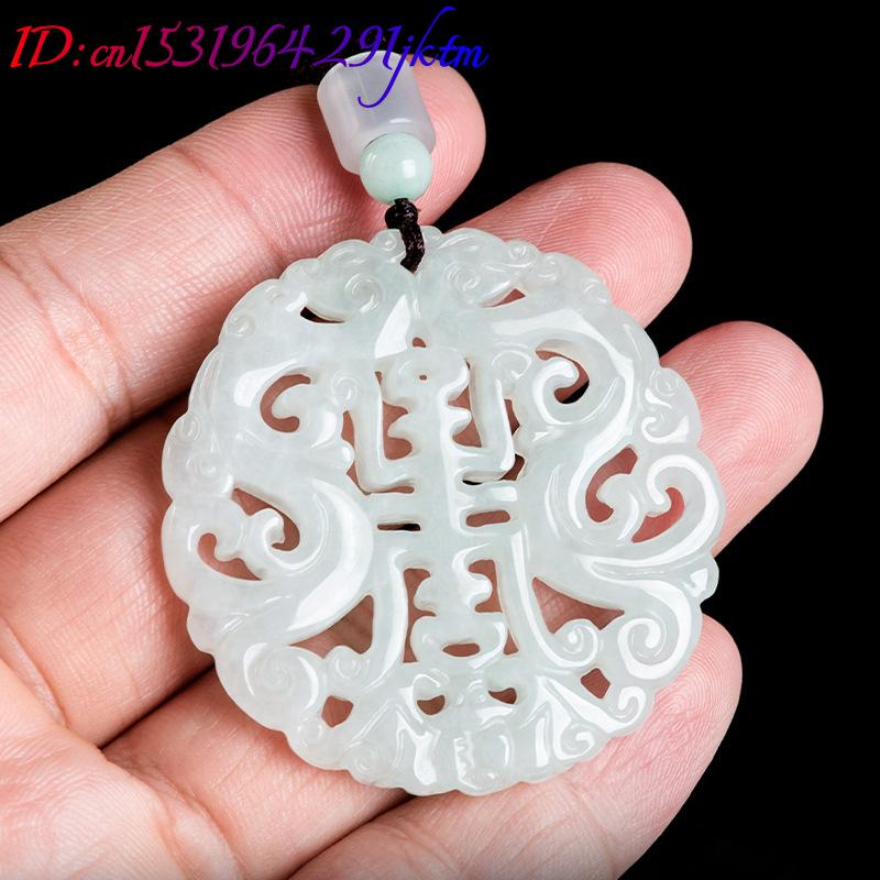 قلادة التنين من اليشم البورمي، - مراجعة Women Accessories For Gift وسعره