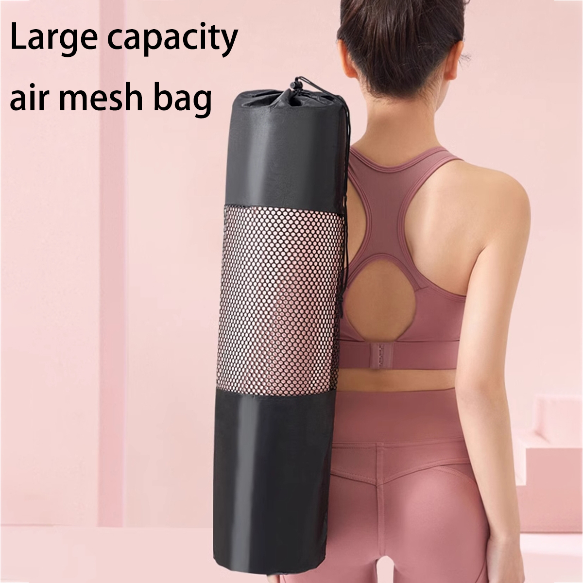 حقيبة شبكية لتخزين حصيرة اليوغ - مراجعة Women Accessories Bag وسعره