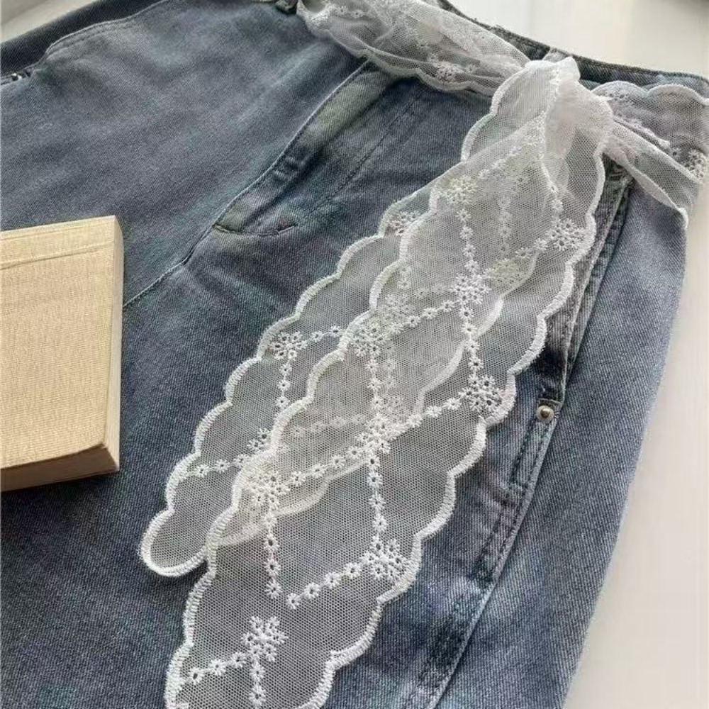 حزام دانتيل أبيض أنيق للنساء،  - مراجعة Woman Accessory وسعره