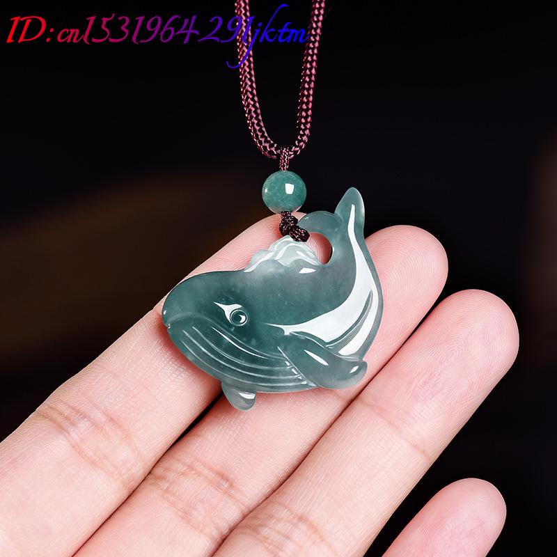 قلادة حجر اليشم البورمي الطبيع - مراجعة Women Accessories For Gift وسعره