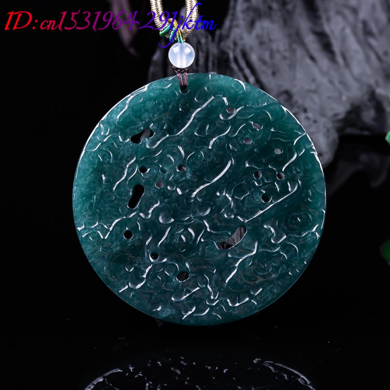 قلادة التنين من اليشم البورمي، - مراجعة Women Accessories For Gift وسعره