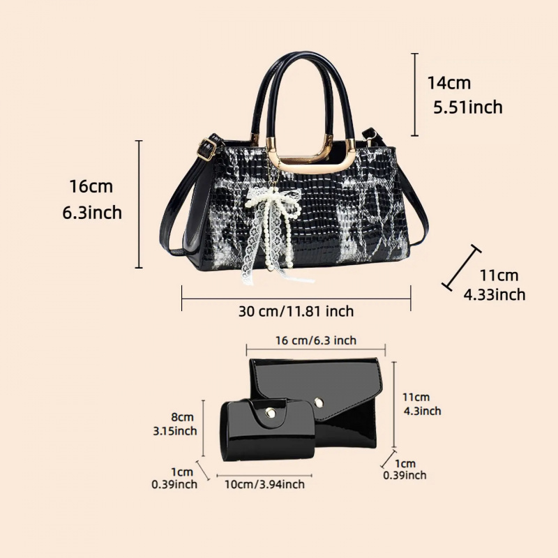 مجموعة حقائب يد نسائية، حقيبة  - مراجعة Women Accessories For Gift وسعره