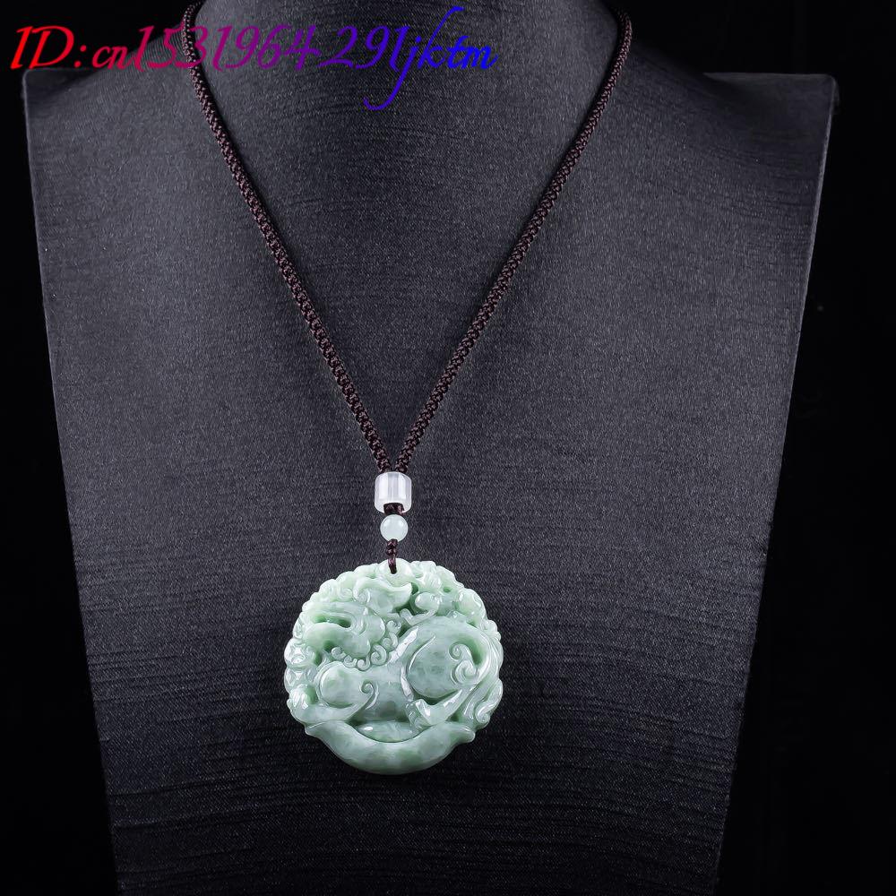 قلادة بيكسيو من اليشم الطبيعي  - مراجعة Women Accessories For Gift وسعره